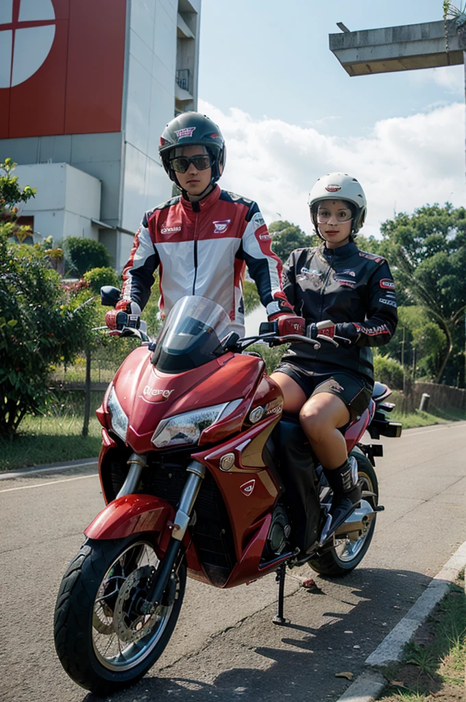 Gambar logo comunity Honda scuter matic Honda beat gambar bendera indonesia teks" COMBEAT CIANJUR"