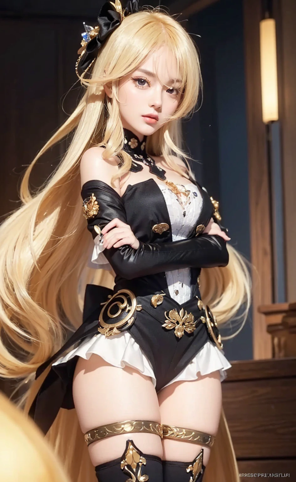 (Best quality, 8k, Masterpiece :1.3), upper bod y, Sharp focus :1.2, Beautiful woman with perfe ct figure, Highly detailed facial and skin textur e, Detailed eyes, Double eyelids, Interior view, :
erpect lighting, Glowing skin,