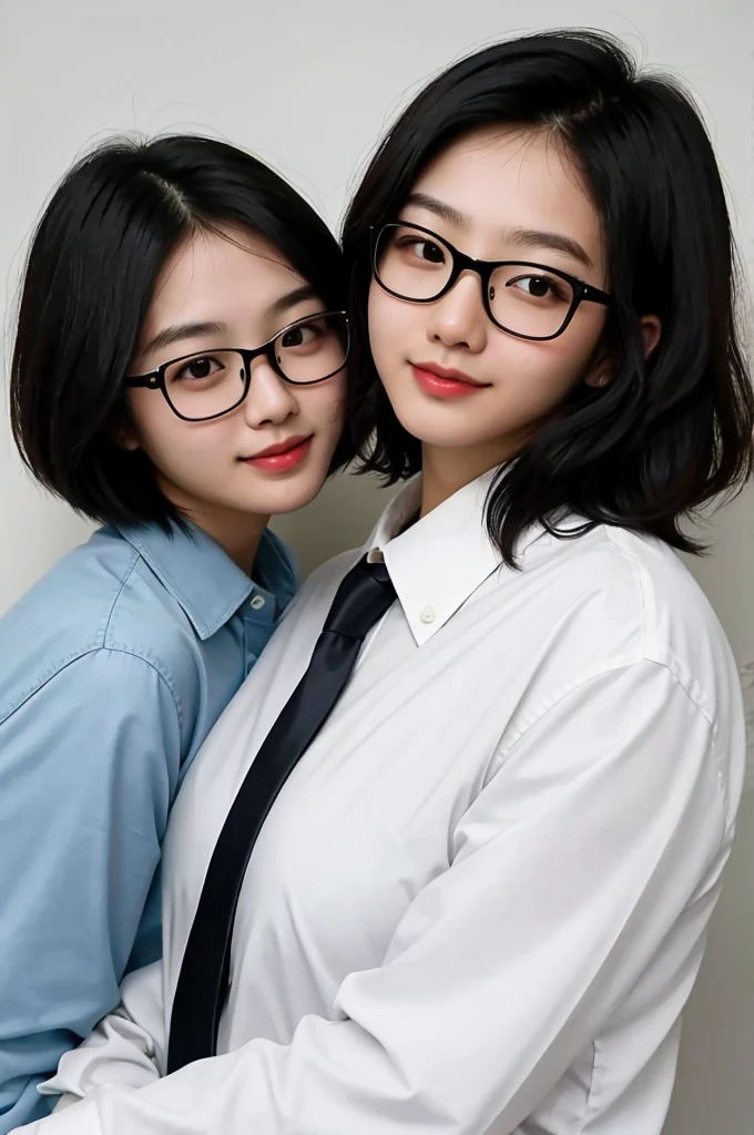 (Direct Image)Asian people, 30 years old, project manager。wear glasses,He wore a dark suit., Pair it with a white shirt and dark tie.。His hair is neat., The face is completely clean., round face,short hair,Eyes reveal intelligence and confidence.。He smiles and looks at the camera., Convey a professional and competent tone., Ultra High quality, Masterpiece, textured skin, High quality, high resolution, best quality, Highly detailed,half length photograph,ID photo