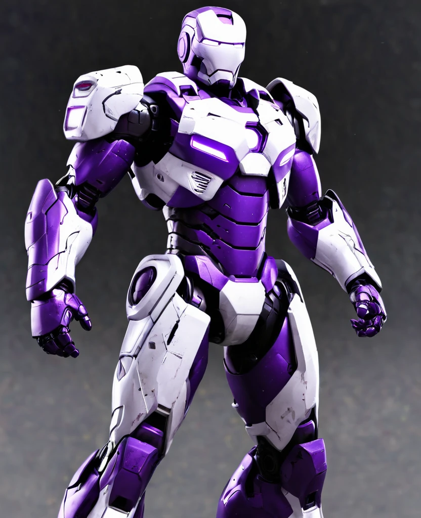 War machine, (purple and white random coloured), heroic, full body list, War machine style 