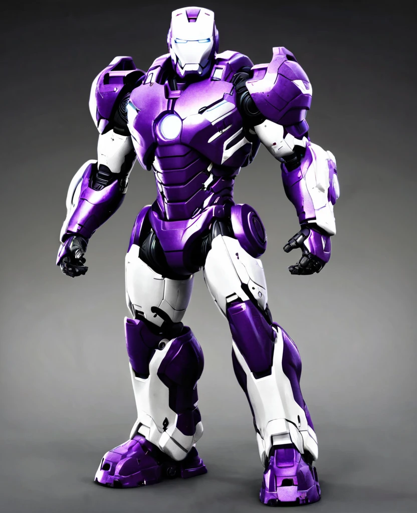 War machine, (purple and white random coloured), heroic, full body list, War machine style 