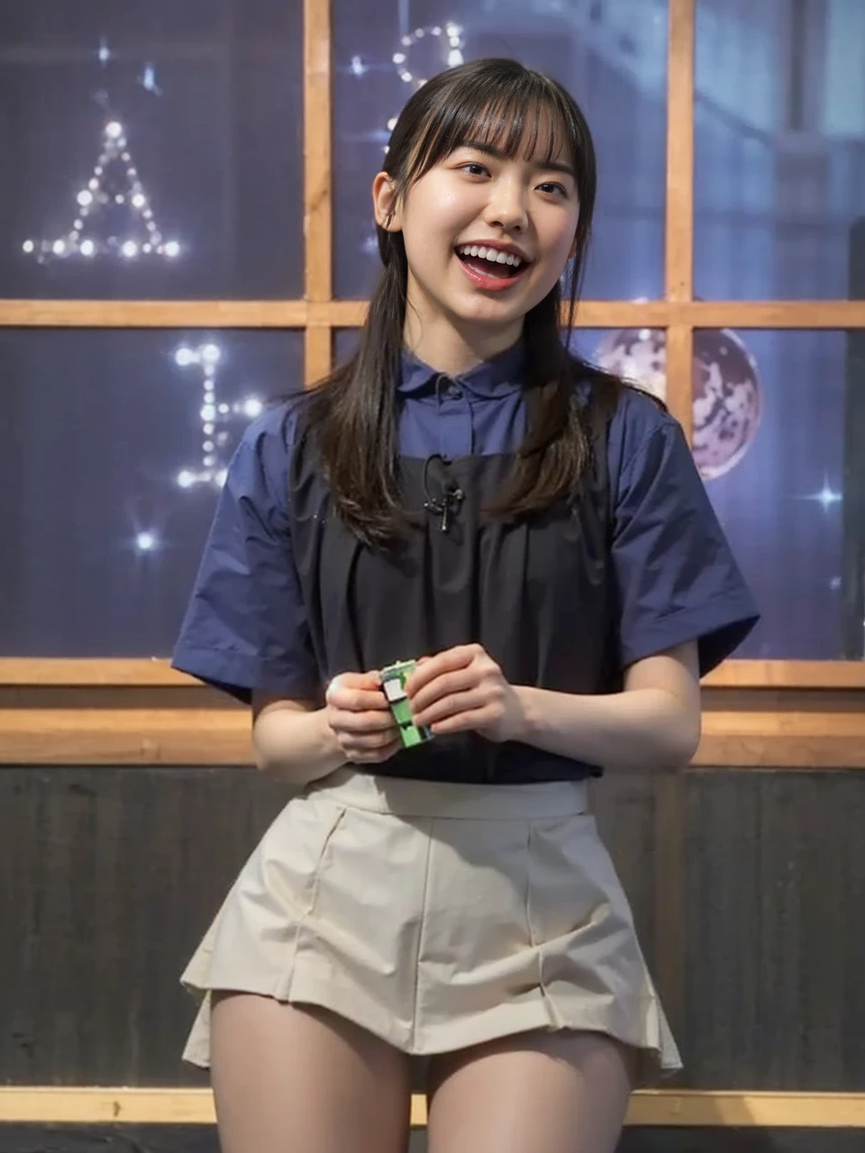 Masterpiece, Top Quality, Illustration, Super Detailed, Finely Detailed, High Resolution, 8K Wallpaper, Perfect Dynamic Composition, Beautiful Detailed Eyes, Inside the Galaxy, Floating in Outer Space, ta, Chinese Clothes, ( Black hair 1.2), (huge breasts: 1.1), cleavage, nice pose, sneers, outer space, 18 year old girl, nice, (cute: 1.3), (beautiful: 1.5), sexy looking at camera shot, sideways glance, glare, moody, downer, cool, boyish, looking sleepy, smile, portrait, gothic makeup,