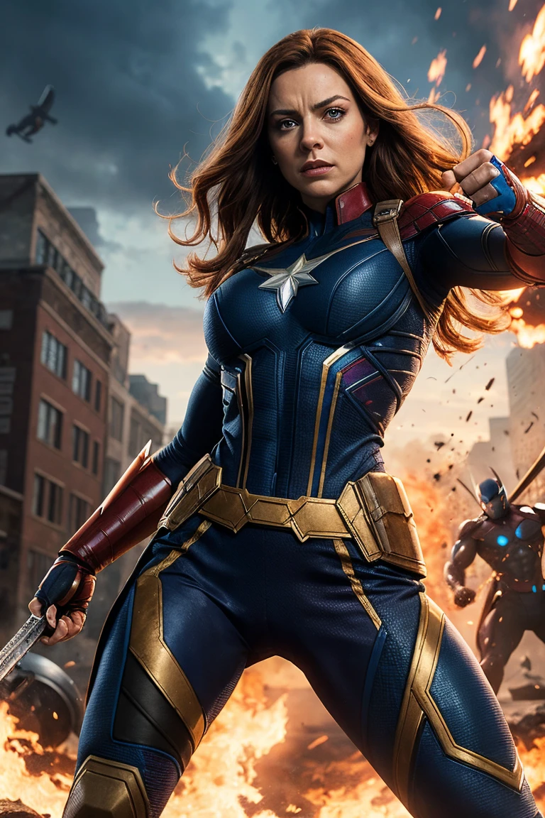 Marvel Cinematic Universe Suzana Spears, . Superheros, epic battles, showy, Very detailed