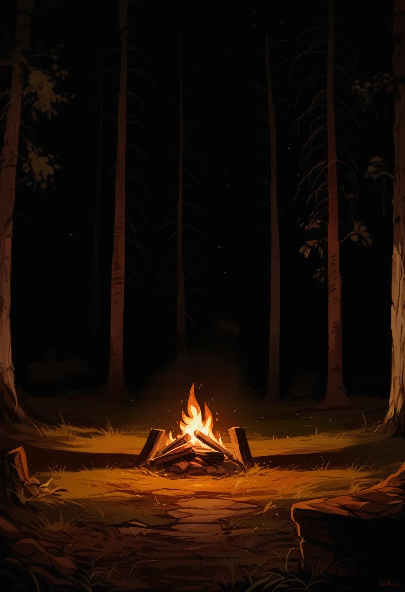 Reduces campfire firelight