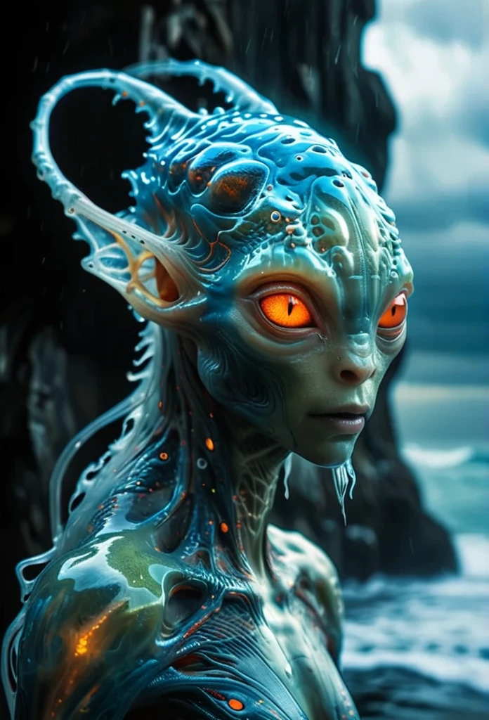 imagine, dream of, anime key visual, (hyper realistic and highly detailed, closeup portrait photo of an otherworldly fantasy monstrous alien creature, (bizarre, translucent, bioluminescent and transparent:1.5) , photorealistic and highly detailed skin, visible pores, ultra detailed skin textures, (professional, finest details, maximized details, ultimate detail level, masterpiece, best quality:1.5) , neon ruby red hue, duo toned, highly dynamic, highly dramatic volumetric lighting, electric blue, bright orange, neon green, in a floating fortress above a stormy sea, sharp, crisp, clear, detailed:1.3) , he is Coaching, wearing Vibrant Skater clothing, elegant, Folk Art, Long exposure, Nikon Z9, F/2.8, psychedelic colors, corporate, close-up, feeling, anime key visual, (hyper realistic and highly detailed, closeup portrait photo of an otherworldly fantasy monstrous alien creature, (bizarre, translucent, bioluminescent and transparent:1.5) , photorealistic and highly detailed skin, visible pores, ultra detailed skin textures, (professional, finest details, maximized details, ultimate detail level, masterpiece, best quality:1.5) , neon ruby red hue, duo toned, highly dynamic, highly dramatic volumetric lighting, electric blue, bright orange, neon green, in a floating fortress above a stormy sea, sharp, crisp, clear, detailed:1.3) , he is Coaching, wearing Vibrant Skater clothing, elegant, Folk Art, Long exposure, Nikon Z9, F/2.8, psychedelic colors, corporate, close-up, feeling