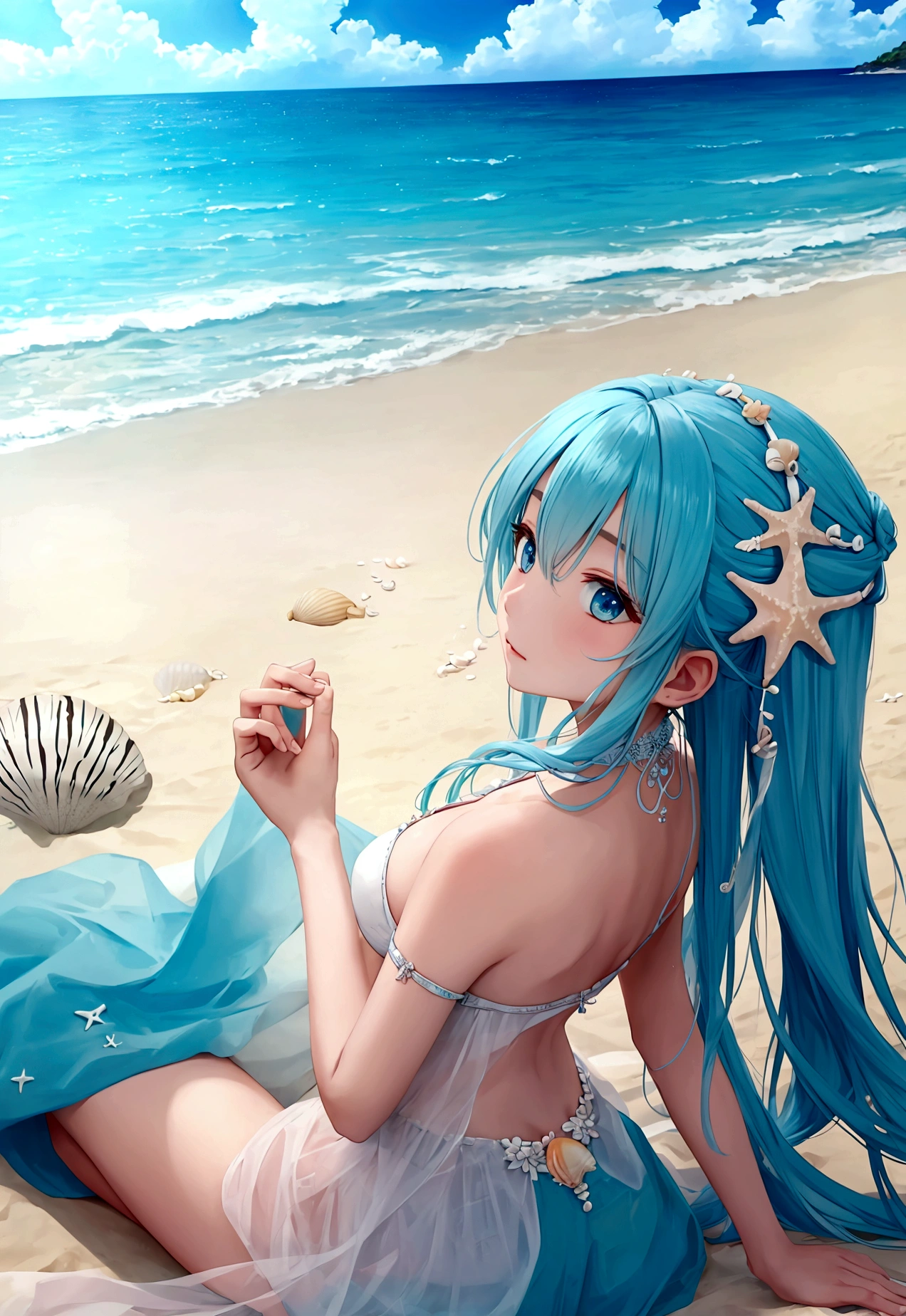 Beautiful sea、beach、shell、Beach Resort、