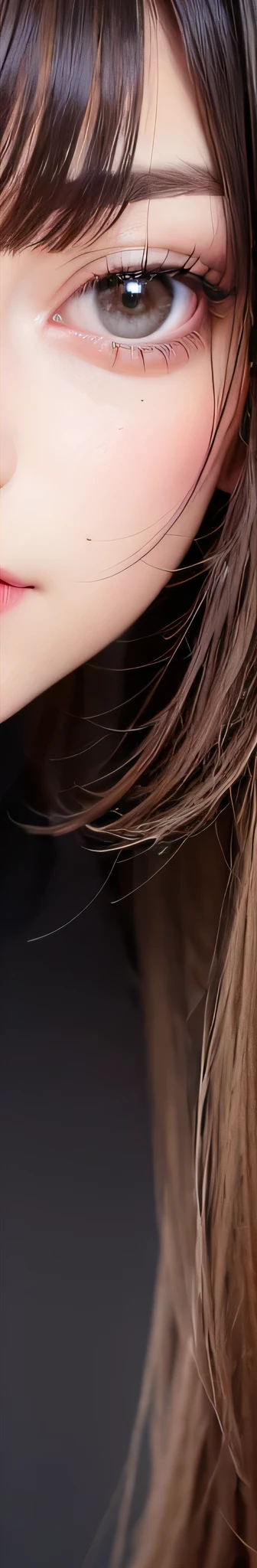 Best quality, Tafah, (real:1.2), 1 girl, Brown hair, Brown eyes,Before, Detailed face, Beautiful Eye , Red lip