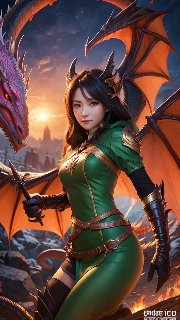 dragons woman victory