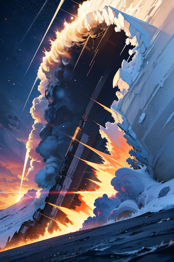 golden light, inferno, tsunami, tornado, earthquake, hurricane, blizzard, icicle, storm avalanche