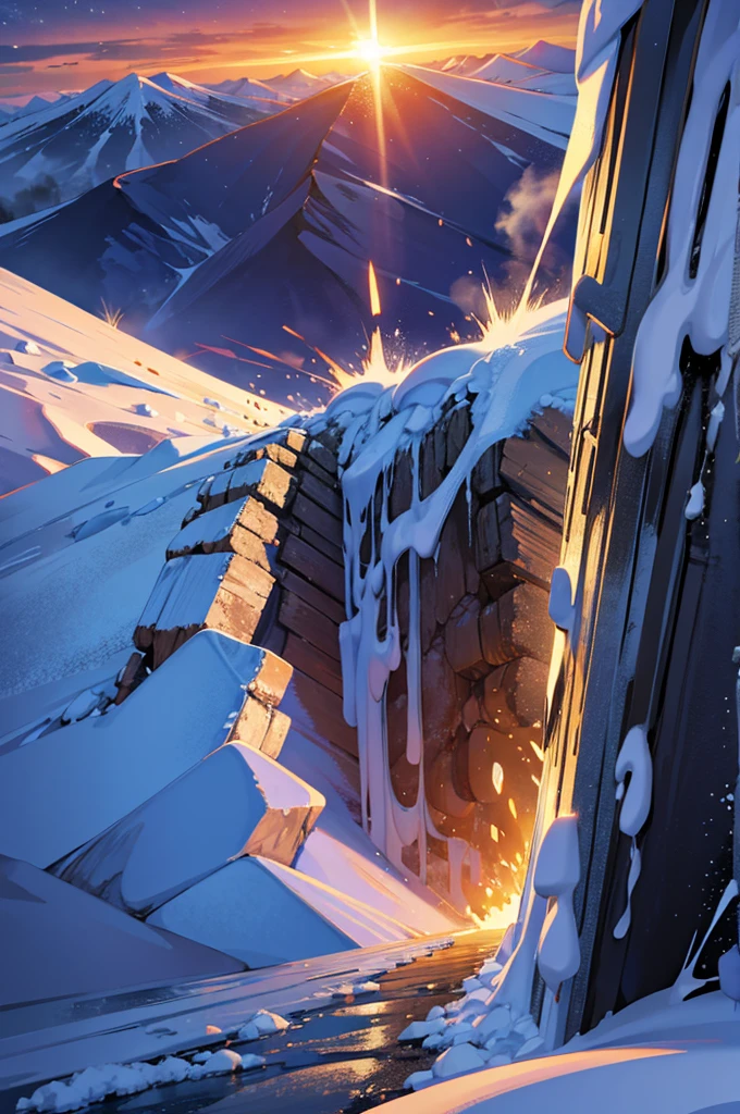 golden light, inferno, tsunami, tornado, earthquake, hurricane, blizzard, icicle, storm avalanche