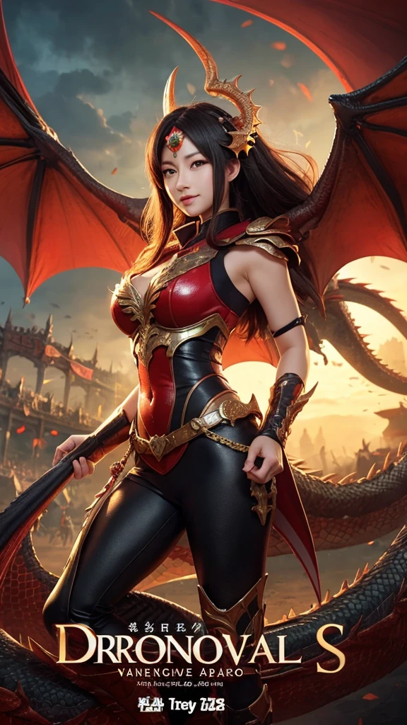 dragons victory woman 