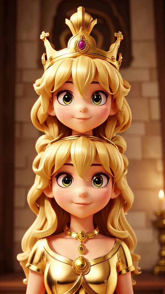 Goddess gold crown
