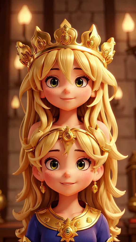Goddess gold crown