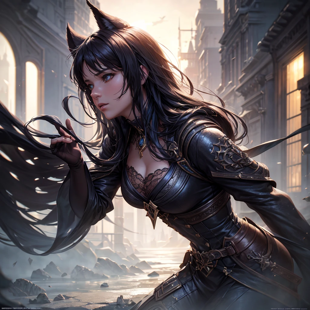 woman, masterpiece, best quality, highest quality, cinematic lighting, (volumetric lighting), extremely detailed CG unity 8k wallpaper, focused, 8k wallpaper, 4k wallpaper, extremely detailed, ultra realistic, photorealistic, sharp focus, absurdres, (HDR:1.2), (high contrast), photograph, detailed and intricate, instagram, portrait, highly detailed, digital painting, artstation, concept art, smooth, sharp focus, illustration, cinematic lighting,