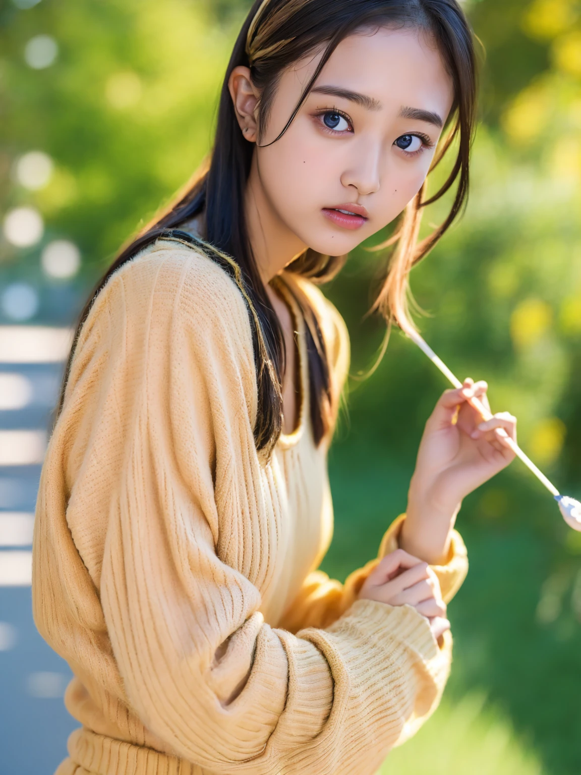 ((highest quality、8k、masterpiece:1.3)),((((upper body shot)))),Ultra-high resolution,big eyes,Japanese,forehead,bangs,(a girl),(1 girl),((16 years old)),((cute)),pretty,((facing at viewer)),(long hair)