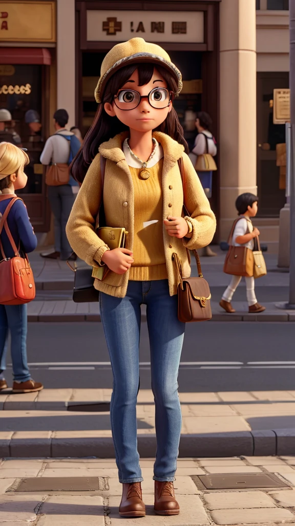 a purse filled with gold coins on a busy street and watched in disguise. Many passed by; some even took a coin.