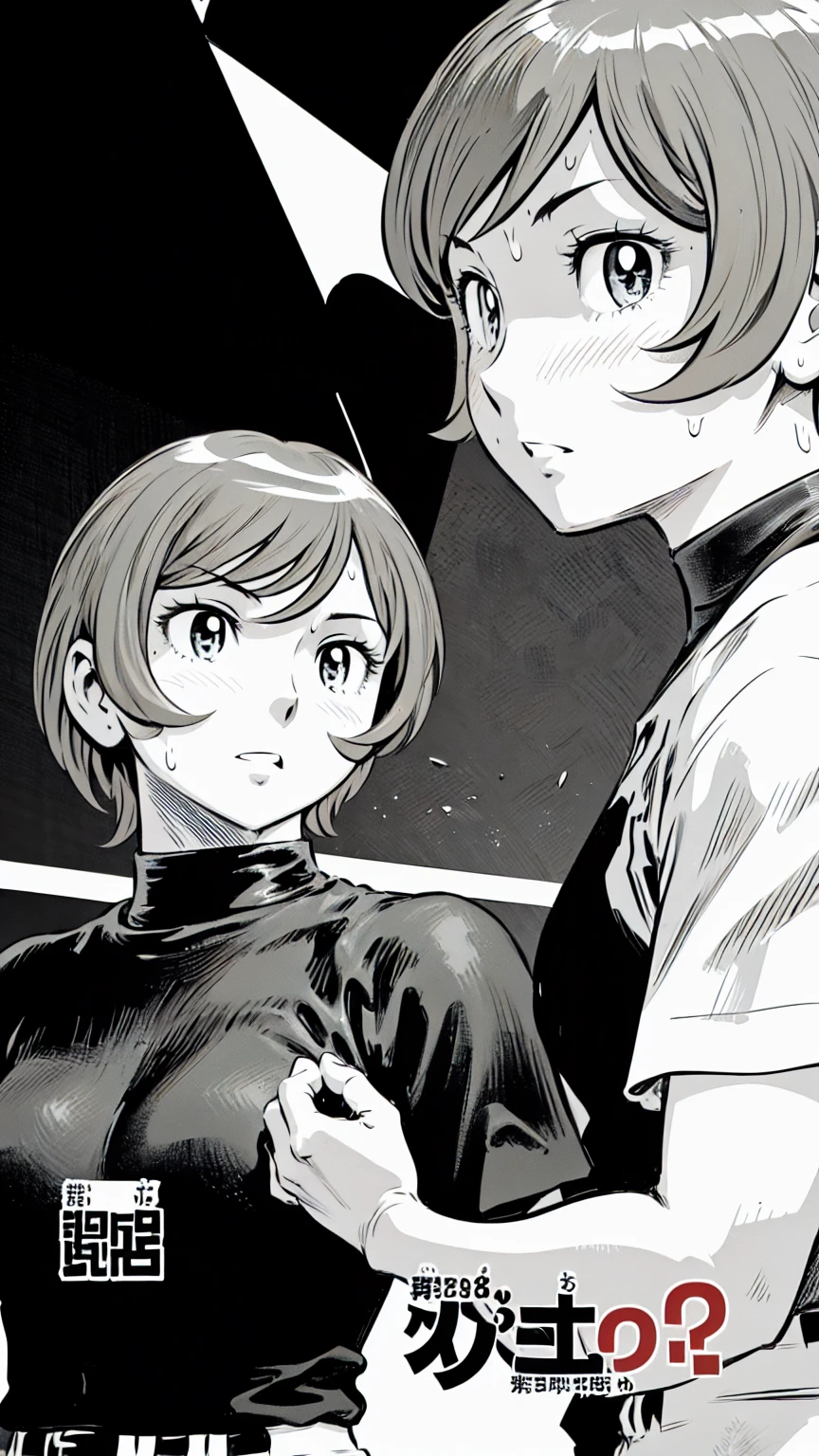 (野球uniform:1.2),
Blonde Hair, (short hair:1.2),Long sleeve, Black Shirt, turtleneck,White trousers、uniform、Black belt、((Illustration of people))、Big 、
View Audience,, (Highest quality:1.3),One Girl, White pants、uniform、Outdoor、baseball ground、ground、soil、blue eyes、Tight black shirt、(masterpiece、Highest quality)、Highest quality, Ultra-high resolution, (((masterpiece))), alone, Sweat、Big eyes、Big Breasts、One Girl, Front view、Embarrassed face、Bronze colored hair、((short hair))、Stand up straight