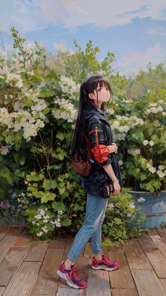 The girl 