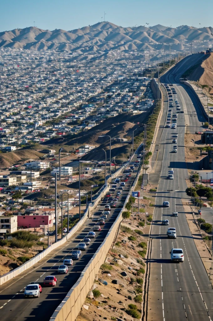 Tijuana without border wall