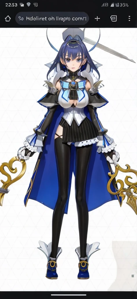 female knight、Too big breasts