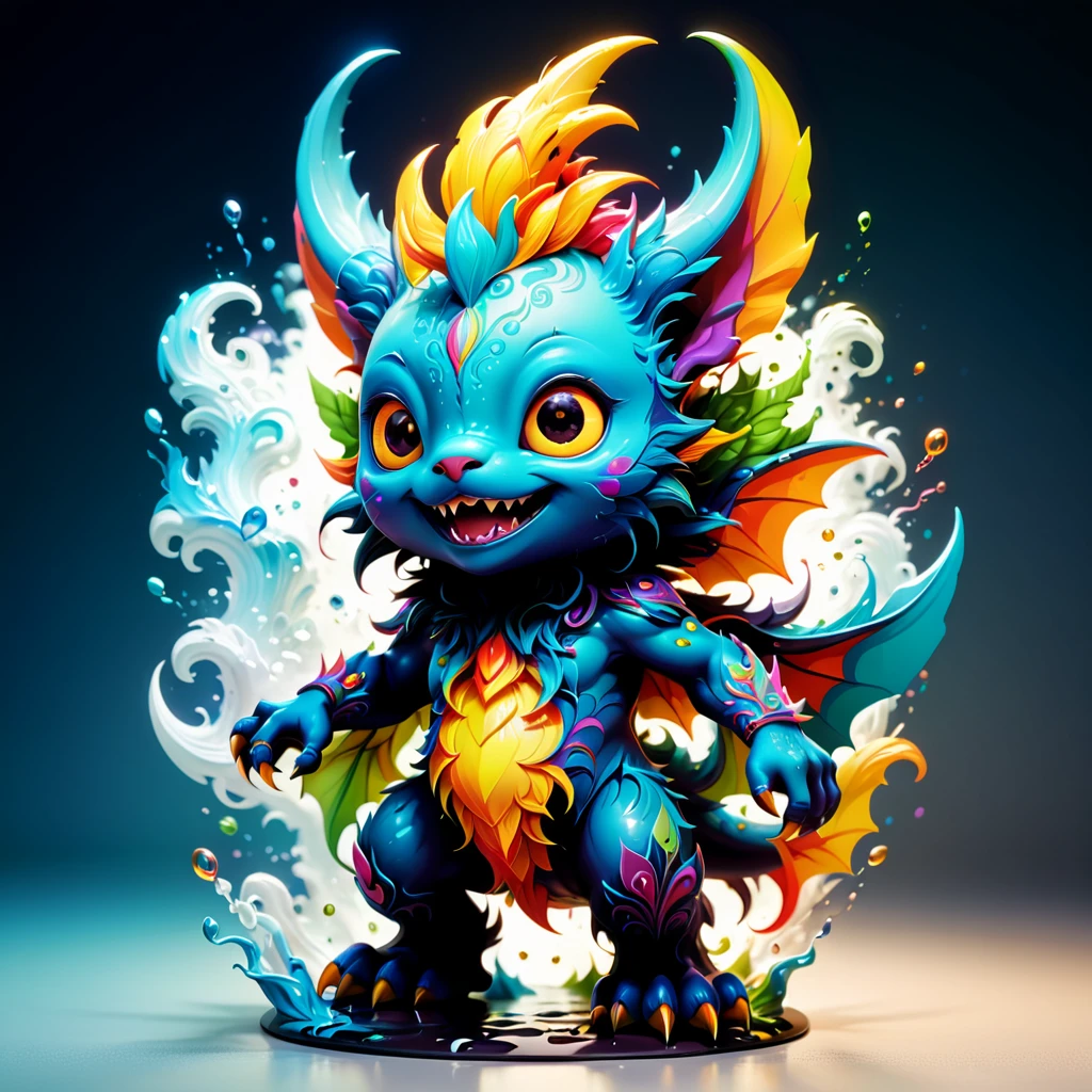 A cute monster, colorful, clutter, ultra detailed, mysterious, scary, perfect environment, die-cut sticker, logo, vector graphic, t-shirt design, no background, circle outline, (best quality,4k,8k,highres,masterpiece:1.2),ultra-detailed,(realistic,photorealistic,photo-realistic:1.37),vibrant colors, dramatic lighting, intricate details, whimsical creature, bizarre anatomy, fantastical setting, dynamic composition, striking silhouette, striking contrast, ethereal atmosphere