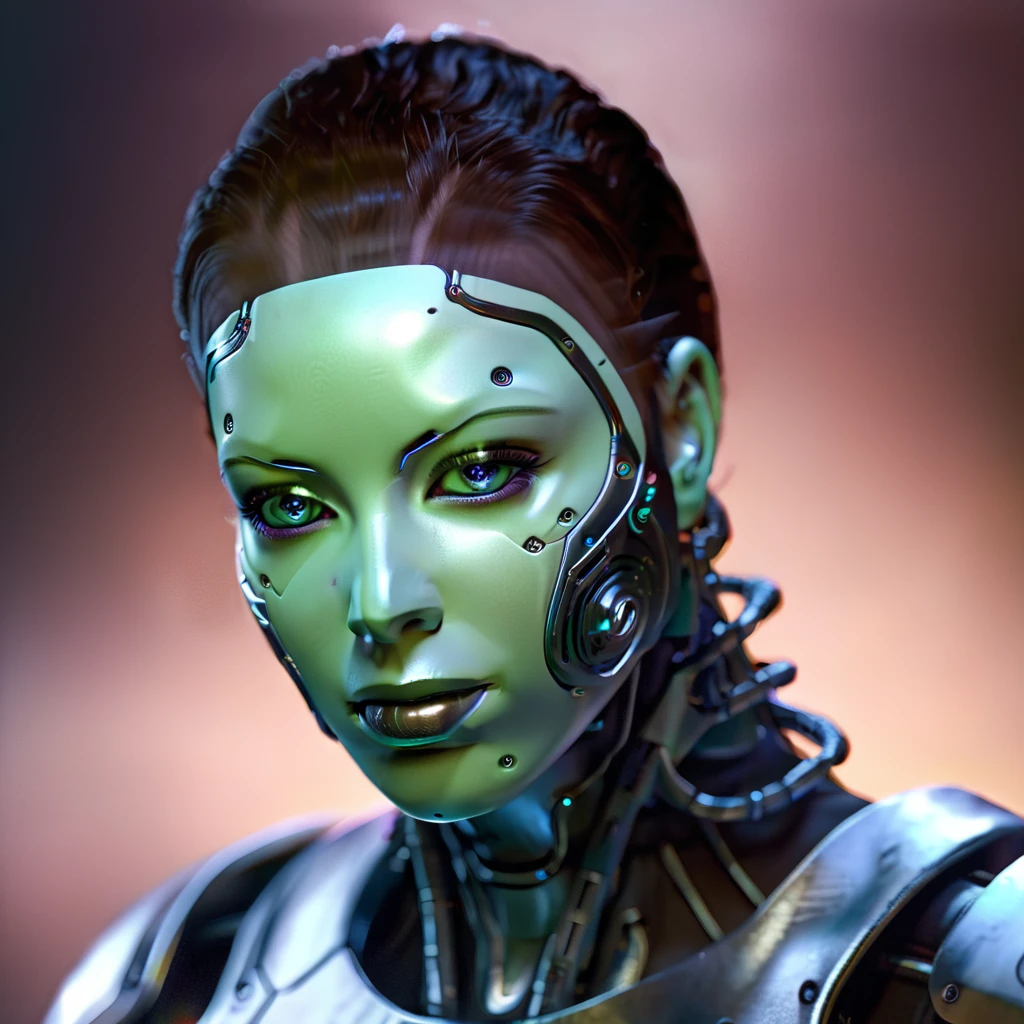 a close up of a robot head with a metal wire structure, digital art by Kurt Roesch, zbrush central contest winner, digital art, cybernetic machine female face, cyborg woman, detailed portrait of a cyborg, portrait of a female android, perfect cyborg female, an image of a beautiful cyborg, cyborg - girl, portrait of female humanoid