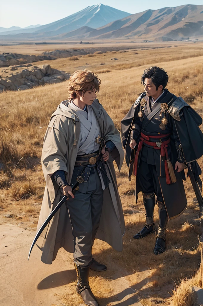 Highest quality，High resolution，((Masayoshi Son)) ，Kenshiro，Fist of the North Star，samurai，One person，bald，armor，（dark blue_coat），male，One personで，Middle Age，（face_Wrinkles），Swordsman，strongest，Anime Style，(Limbs)，(Full Finger)，(Accurate fingertips), (The finer details), (Super detailed)，(Japanese sword:)，4K，(high resolution)，whole body, (Front angle), Looking at the camera,masterpiece，(Subtle details)，(Intricate details)，Octane Rendering，(Hyper Detail)，