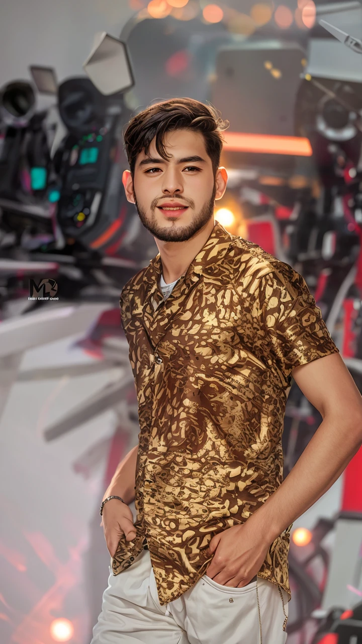 Change background like editor studio and computer's lightings,handsome boy, realistic face, 8k, ultra realistic