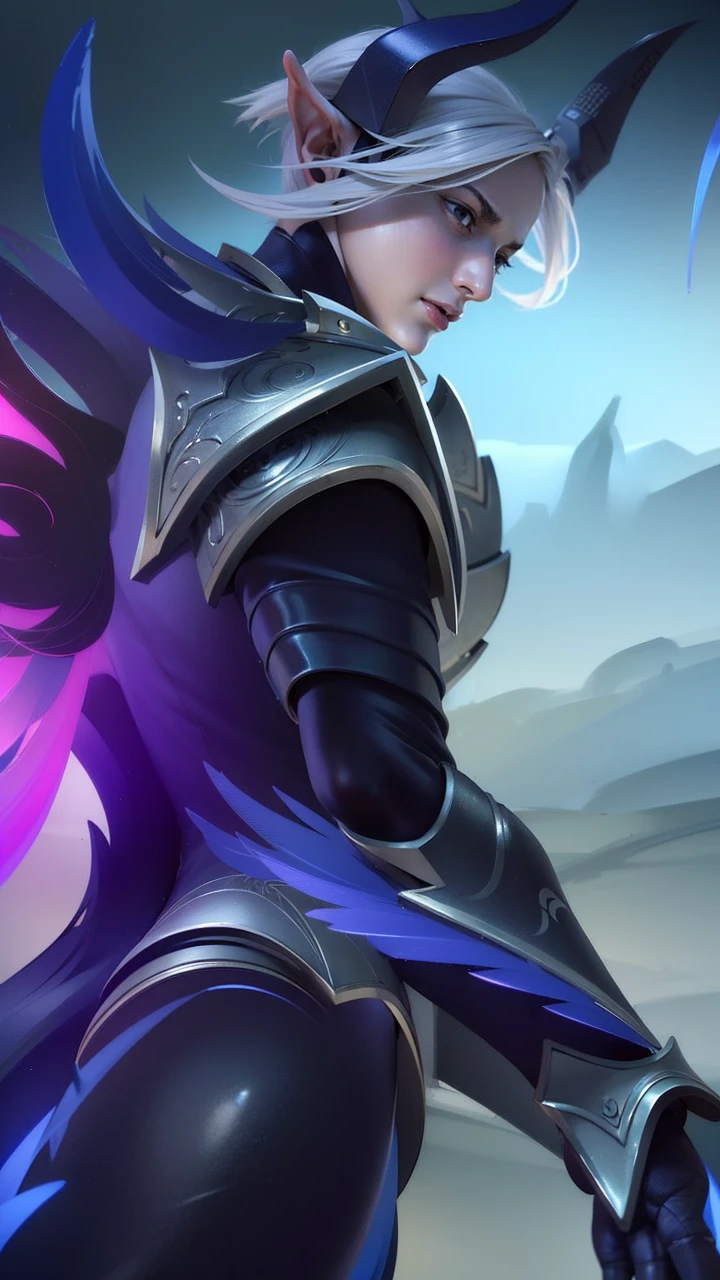 masculine male, masterpiece, ((perfect eyes)) best quality, (semirealism:1.9), beautiful lighting, (extremely detailed CG unity 4k fhd wallpaper), High Detail, Sharp focus, dramatic outdoors, 1 boy ,19 years old, white hair, light purpel eyes, smile.