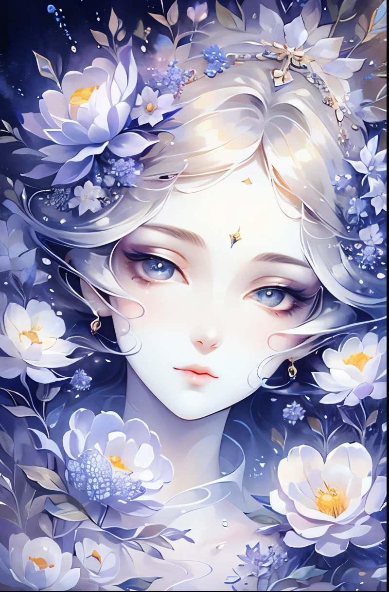 a beautiful girl, extremely detailed, highly detailed, intricate fractal art, 1girl, beautiful stars eyes, beautiful detailed lips, extremely detailed eyes and face, long eyelashes, Elegant Pose, cinematic lighting, Volumetric fog, dramatic colors, vibrant and vivid, photorealistic, 8K, best quality, masterpiece, official artwork, beautiful and aesthetic,Half-length portrait