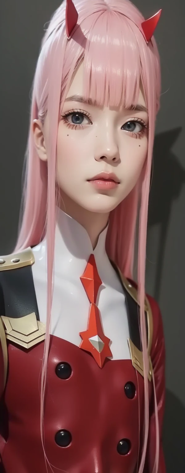 Zero two beautiful body well defined well attractive best quality and best effects best shadows best lighting 8k