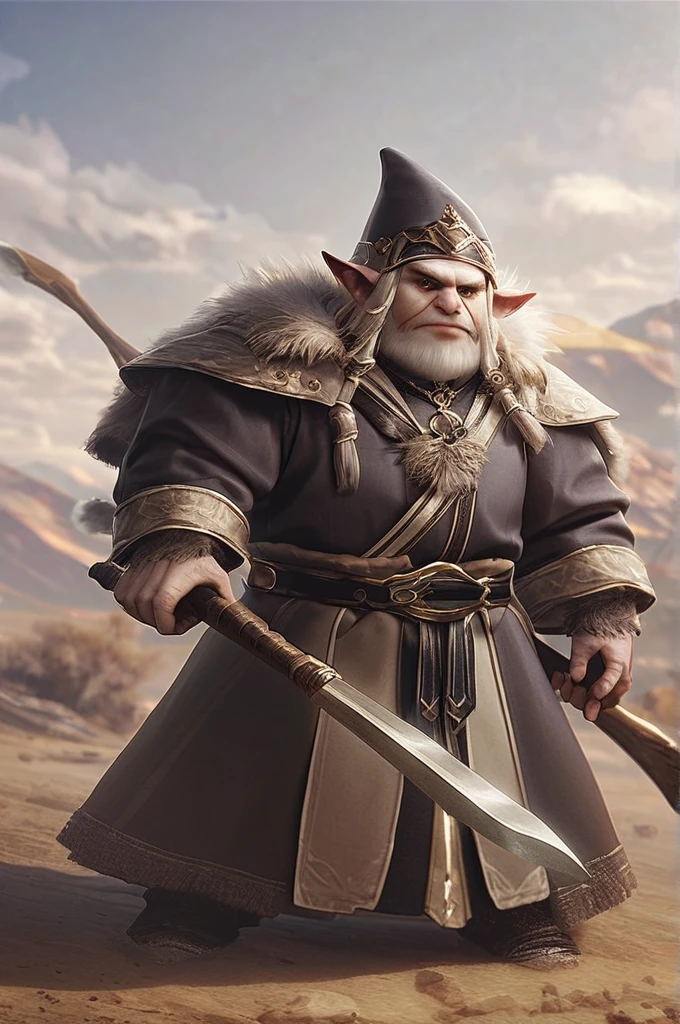 ((Лучшее качество)), ((шедевр)), (подробный), A ferocious dwarf with axes