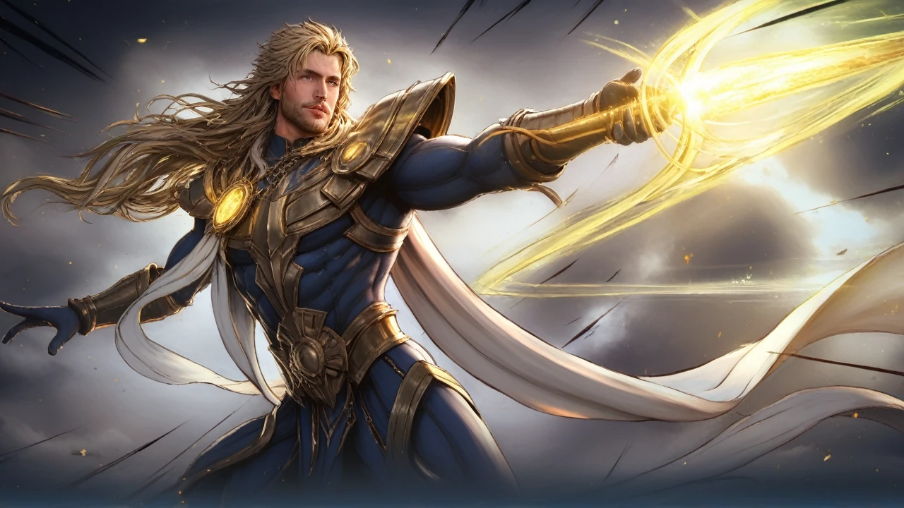 score_9, score_8_up, realistic, A man, Artwork, best quality, high resolution, Close-up portrait, bad, Greek God, fantasy, league of legends style, beautiful figure painting, bright light, Amazing composition, front view, hdr, volumetric lighting, ultra quality, elegant, highly detailed