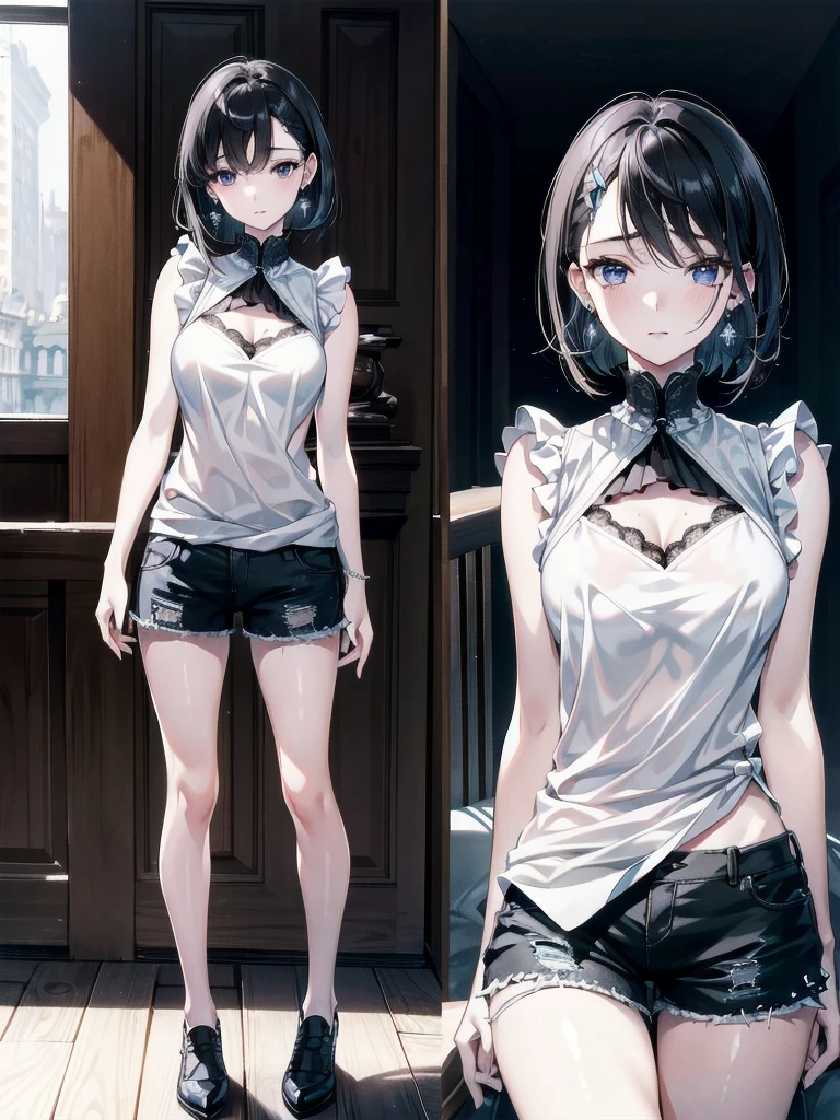 (Masterpiece), (Good quality at the best), highly detailed,ultra-detailed,(extremely detailed CG unity 8k wallpaper),Incredibly nonsense..,(Formal art),colorful,(Line optimization),
The woman's facial features were extremely beautiful., extremely delicate and beautiful eyes,
1girl, animal_ear_fluffy, animal_ears, arm_climb, armpits, is_watch can see_pass_thighs, smooth, just_shoulder, light blue_eyes, Blush, chest, brown_hair, cowboy_shoot, single_collar, eyebrow_watch can see_pass_hair, counterfeit_animal_ears, fox_ears, fox_girl, fox_tail, glove, color gradient, color gradient_background, gray_background, hair_between_eyes, Leotard, watch_at_watcher, navel, necktie, tits, rabbit_ears, see-pass, short_necktie, money_hair, small_chest, alone, tail, thigh_space, white_glove, wrist_wrist
(body at perfect), (charming),
(fine and beautiful detailed skin), (Oily skinเงา:1.0), (Oily skin:1.0), (oil highlights:1.0),
sexually suggestive, female orgasm,