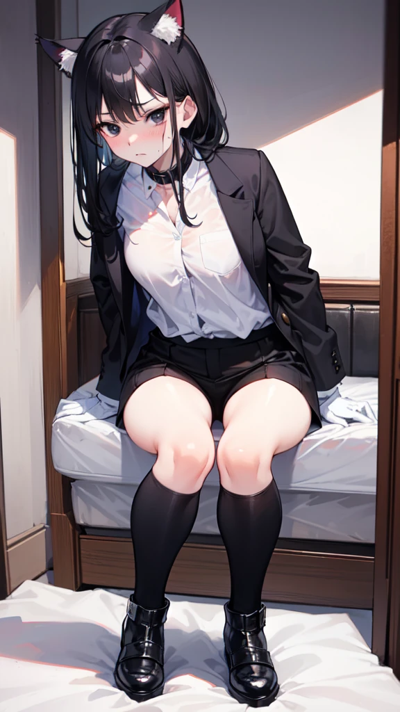 Manga character with stylish outfit, Masturbation ,Naked