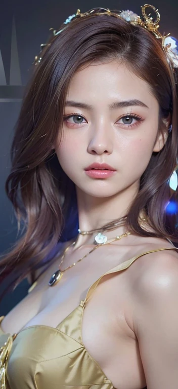 (yinchuan:1.5), close-up, masterpiece, top quality, raw photo, photorealistic, face, incredibly ridiculous, beautiful girl, cute, short hair, depth of field, high resolution, ultra detail, fine detail, highly detailed, highly detailed eyes and face, sharp pupils, realistic pupils, sharp focus, cinematic lighting, necklace