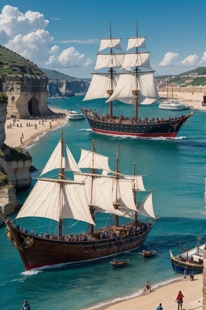 Portuguese caravels