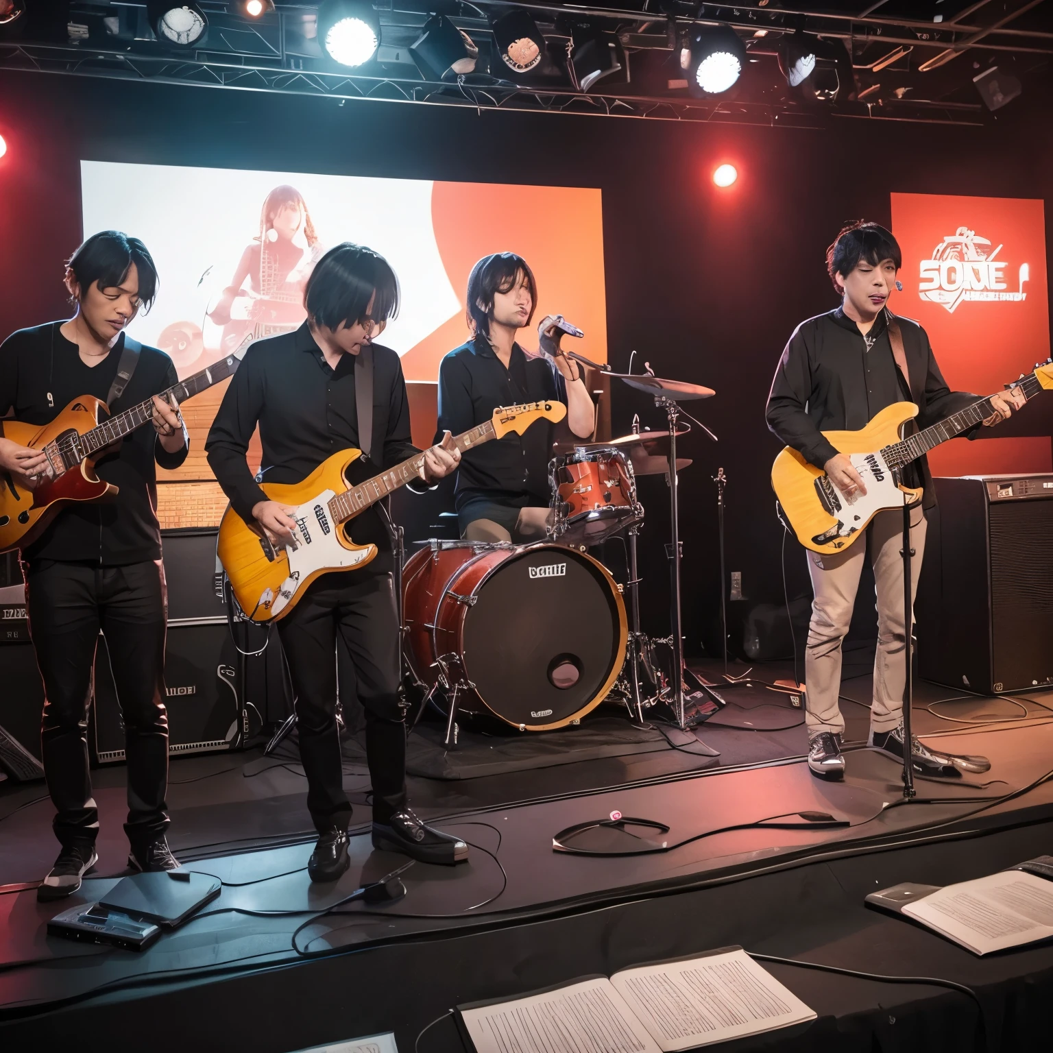 Second Dimension、5 piece band、gather