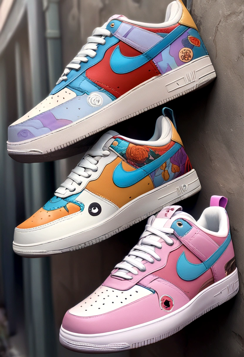 Generate images of cool sneakers