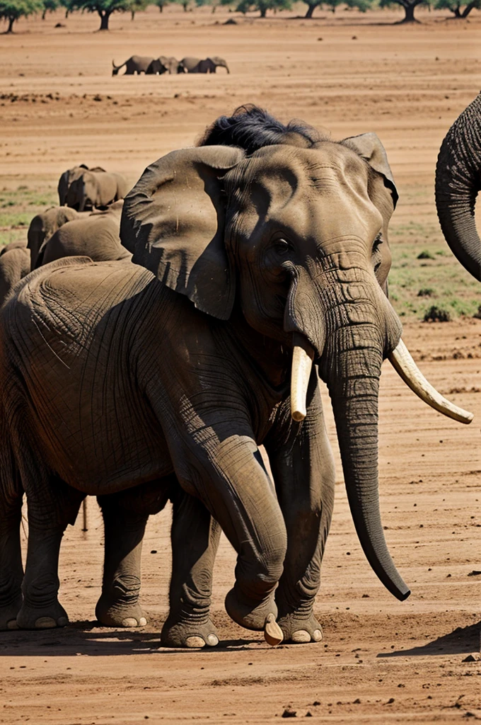 Bahubali war area soilders and elephant