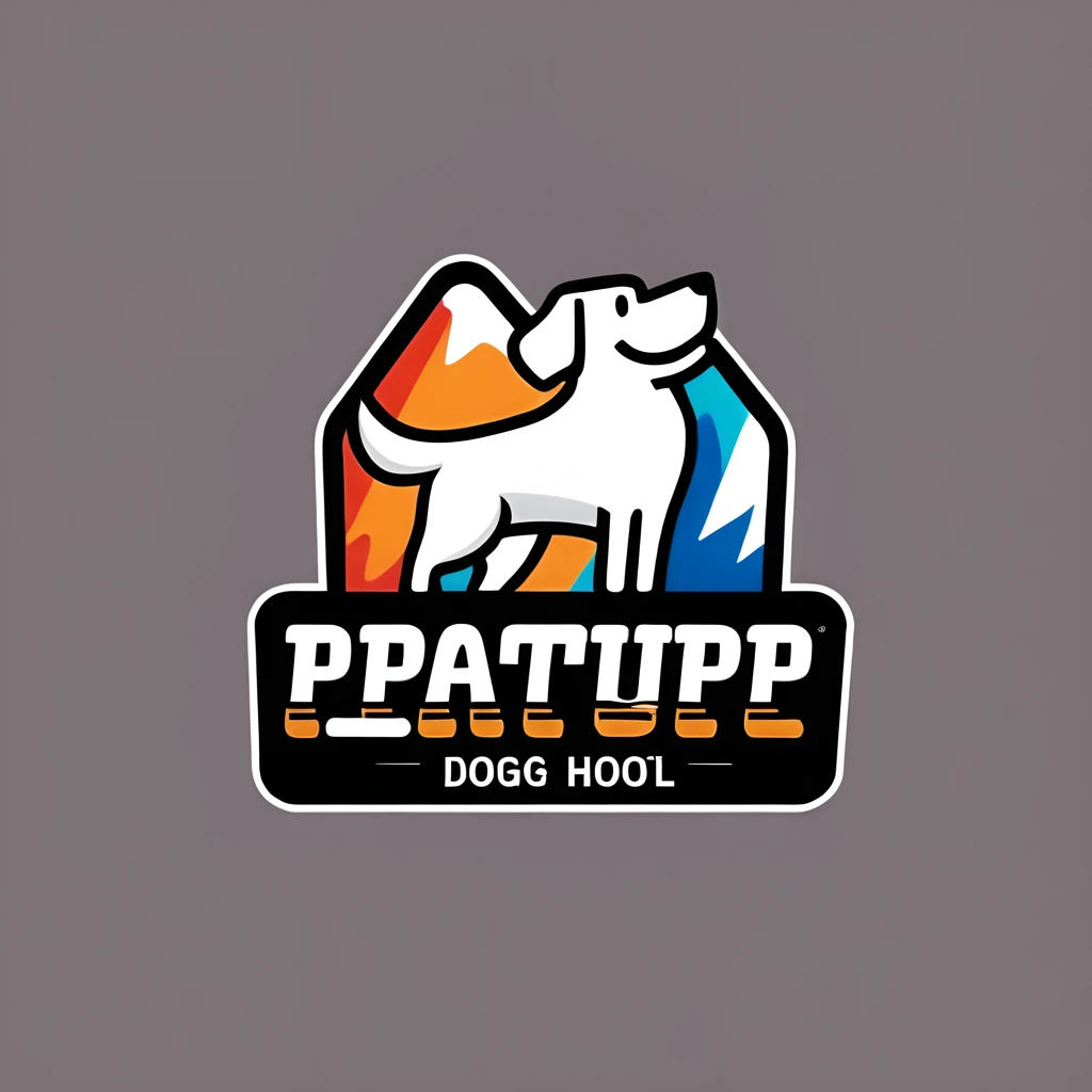 score_9, score_8_up, score_7_up, score_6_up, score_5_up, score_4_up, 
logomkrdsxl, a very cool looking logo , A logo for a dog hotel, (white dog), (black ear, dark ear:0.5), pastell colors, vector, text "У Бима", best quality, masterpiece, sharp