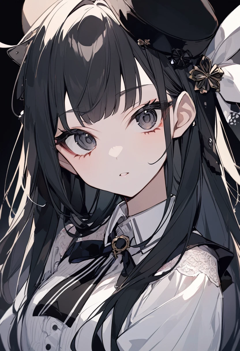 Tatsumi Miwa。Black Hair。black eye。female