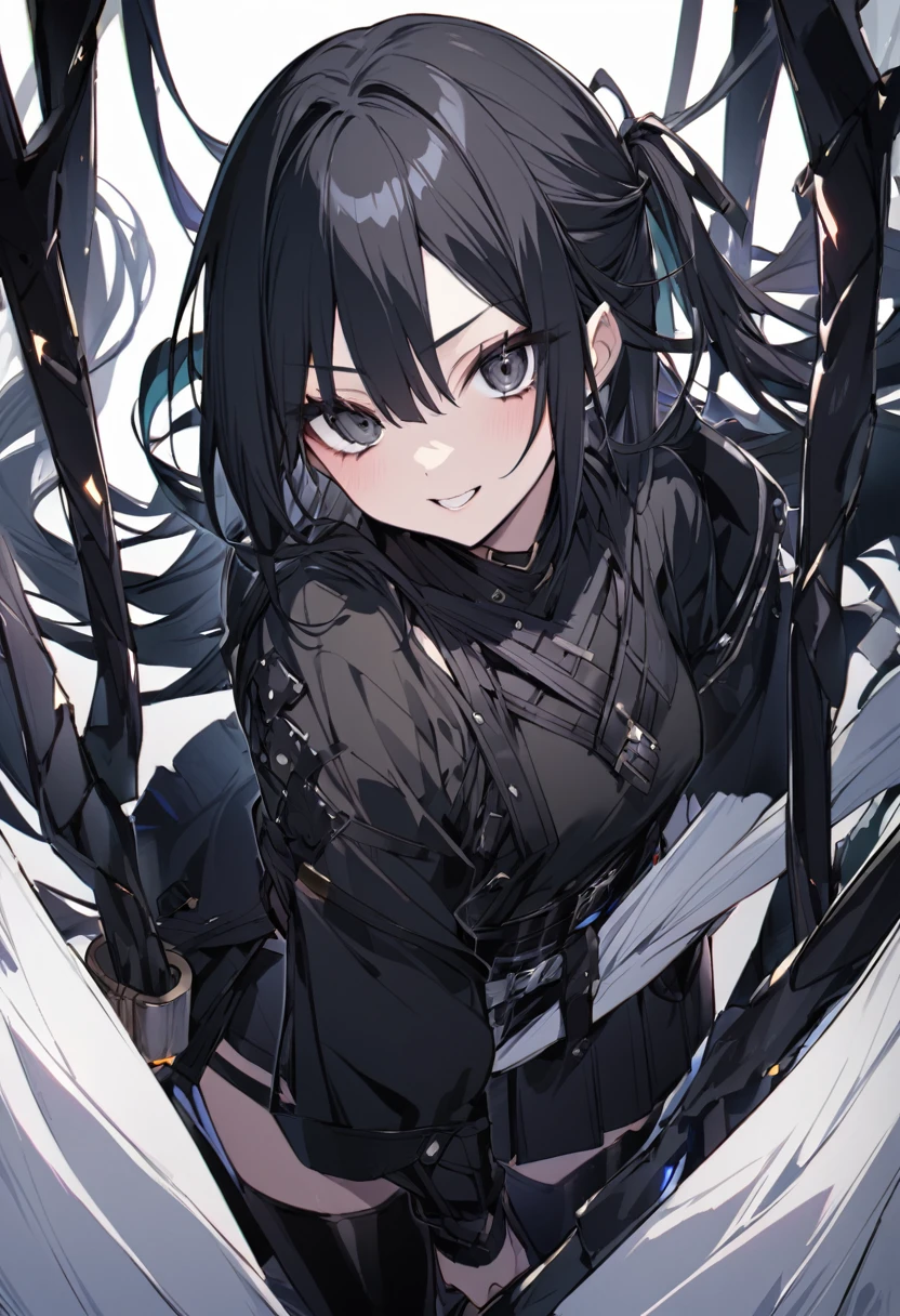 Nomasa Yuaki。Black Hair。black eye。female