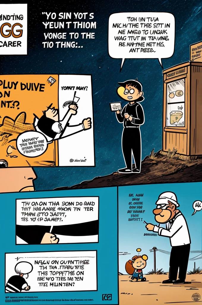 Comic strip keeping SDG'S in mind, english