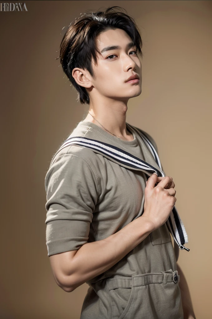 ((Masterpiece)),((best quality)),8K,Highly detailed,Special details,photography,won,documentary,original photo,Extremely detailed description,Professional level,realism,(Simple radom color background:1.35),1 boy, (((ชายsingle))),Chunky Asian guy,adult man,male focus,single,Beautiful face,intrinsic,The hands are in proportion.,Think about your eyebrows.,((Each face shape is different.:1.45)),( (different boy in picture:1.45)),(((Topless man))),([ไฟ LED|Edge lights|sparkling light|light of darkness]),evil smile,Mouth closed,underwear,((stubble) ),look away,Long hair cut,Dramatic angle,[portable princess|cuff|biting lip],(symmetrical on both sides:1.45),(EOS R8,50mm.,F1.2,8K,RAW image:1.2),close-up view,