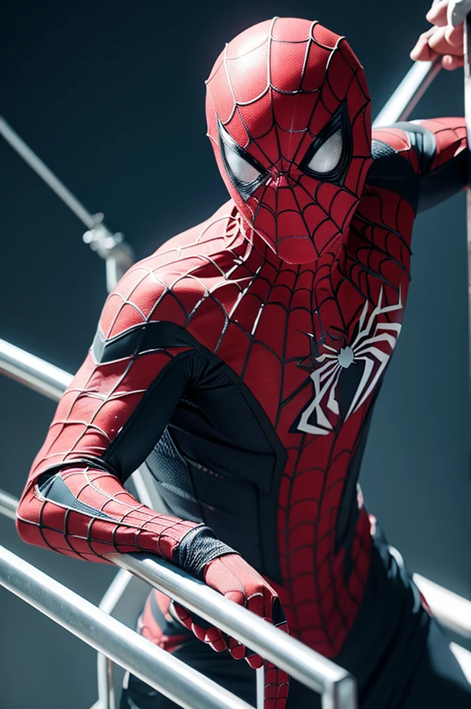 Spidermen face without cinematic high resolution