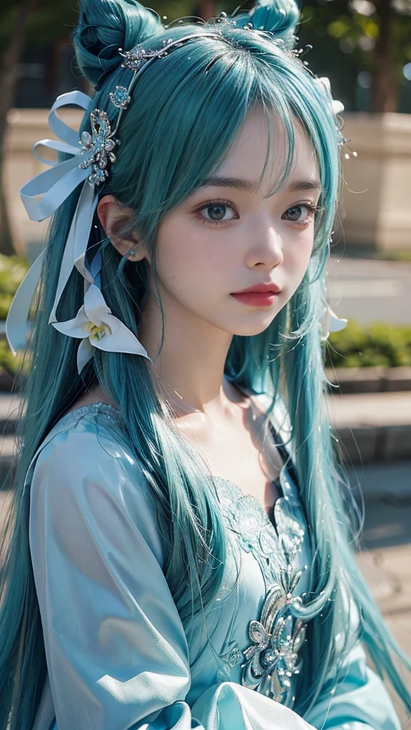 Fine quality detailed picture,realistic,beautiful skin,small face,beautiful detailed face and eyes,beautiful HatsuneMiku