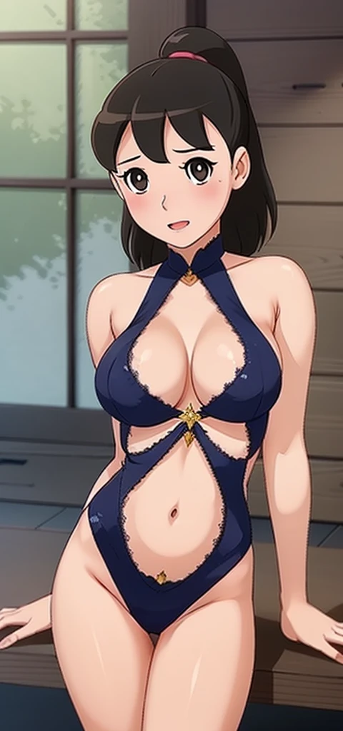 highly detailed, seductive erotic female and scratched face, (busty, hair), centered on the face, face focused, intricate eyes,