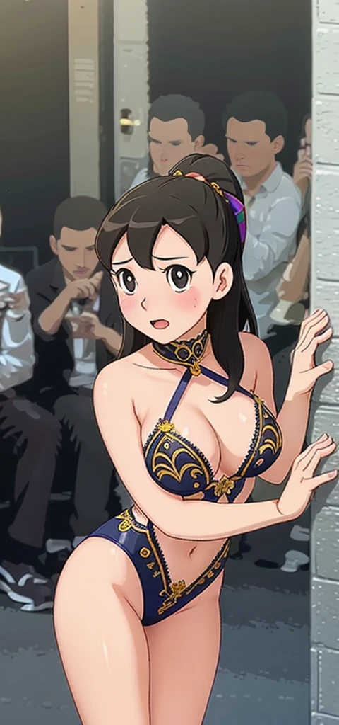 highly detailed, seductive female and scratched face, (busty,r), centered on the face, face focused, intricate eyes,