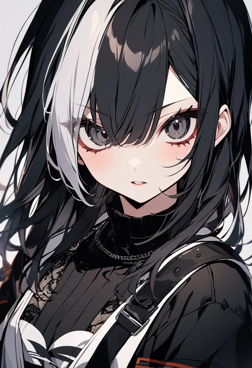 Miwa Ryuuki。black eye。Black Hair